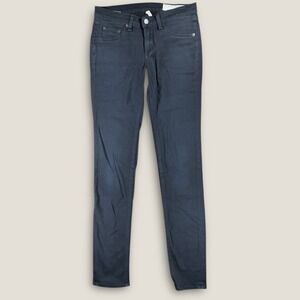 Rag & Bone Jean Legging Womens 26 Black Plush Skinny Stretch Pants Modal Blend